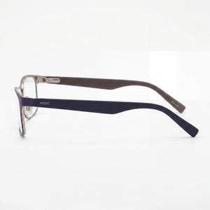 Hugo Boss Hg-0209 Rectangle Eyeglasses for Men — front view, Metal