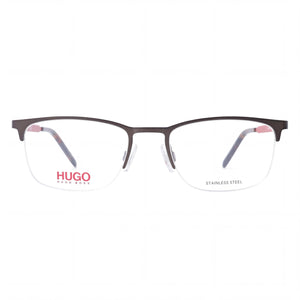 Hugo Boss Hg 1019 Rectangle Eyeglasses Unisex — front view, Alloy Steel