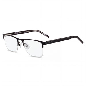 Hugo Boss HG 1076 Black Rectangle Eyeglasses Unisex, Alloy Steel frame