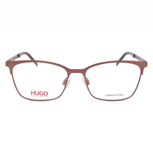 Hugo Boss HG 1083 Rectangle Eyeglasses for Women — front view, Alloy Steel