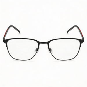 Hugo Boss HG 1155 Rectangle Eyeglasses Unisex — front view, Alloy Steel