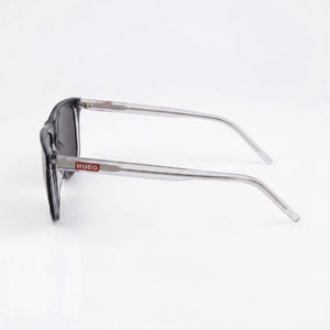 Hugo Boss Hg 1194/s Rectangle Sunglasses Women — side view, Non-Polarized Black Crystal lens