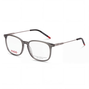 Hugo Boss Hg 1205 Gray Rectangle Eyeglasses Unisex, Magnesium frame