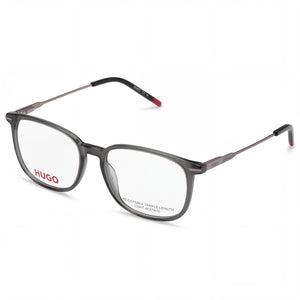 Hugo Boss HG 1205 Gray Square Eyeglasses Unisex, Magnesium frame