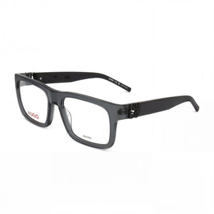 Hugo Boss Hg 1257 Green Rectangle Eyeglasses for Men, Acetate frame