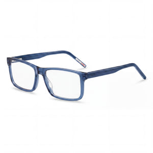 Hugo Boss Hg 1262 Blue Rectangle Eyeglasses for Men, ECO Acetate frame
