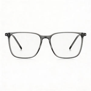 Hugo Boss HG 1288 Square Eyeglasses for Men — front view, Light Acetate