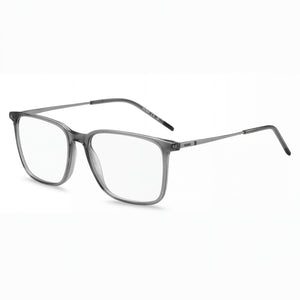 Hugo Boss HG 1288 Gray Square Eyeglasses for Men, Light Acetate frame