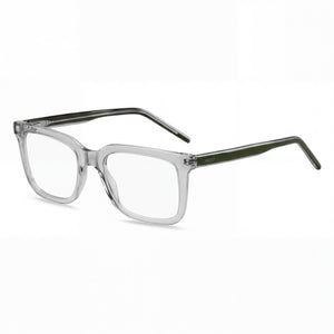 Hugo Boss HUGO 1300 Black Blue Square Eyeglasses for Men, Transparent frame
