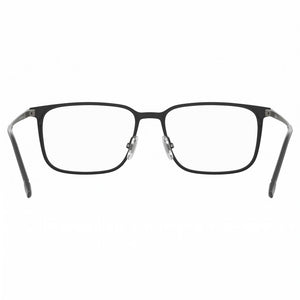 Hugo Boss Modern Rectangle Eyeglasses for Unisex — interior view, Polycarbonate demo lenses