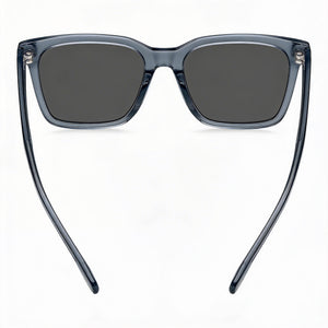 Hugo Boss Modern Rectangle Sunglasses for Men — interior view, Non-Polarized lens detail