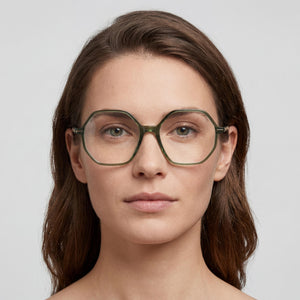 Hugo Boss Modern Green Eyeglasses Women — lifestyle wear, office and screen work