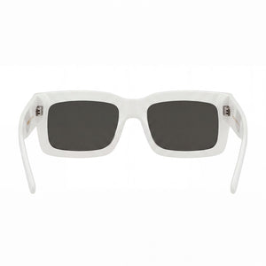 Hugo Boss Modern Rectangle Sunglasses for Women — interior view, Non-Polarized lens detail