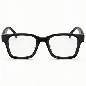 Hugo Boss Systems Rectangle Eyeglasses for Women — front view, Metal