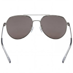 Hugo Boss Tech & Innovation Aviator Sunglasses Unisex — side view, Non-Polarized Ruthenium lens