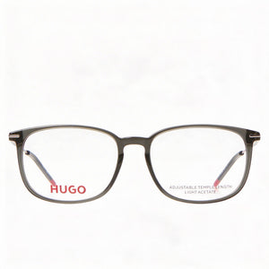 HUGO Hg 1205 Rectangle Eyeglasses Unisex — front view, Magnesium