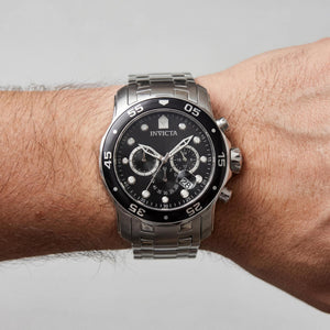 Invicta 0069 Men's Watch — side view, Stainless Steel case 48mm