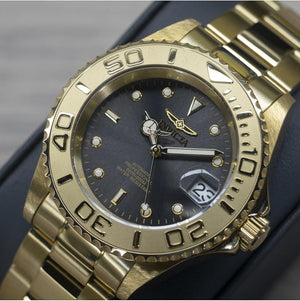 Invicta Pro Diver 15848 Men's Watch — back view, stainless steel case 200m Water Resistant