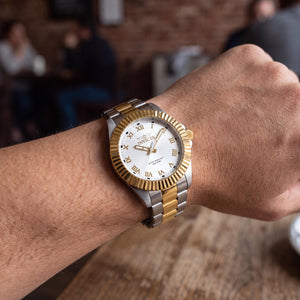 Invicta 16740 Men's Watch — wrist wear, Two-tone Stainless Steel band everyday timepiece