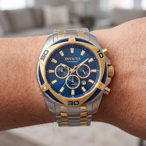 Invicta 34125 Men's Watch — wrist wear, Stainless Steel band anniversary gift timepiece