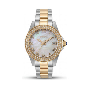 Invicta 36076 Gold Dial Stainless Steel Women's Watch, 34mm