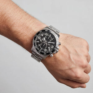 Invicta 37146 Men's Watch — side view, Stainless Steel case 45mm