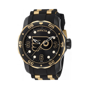Invicta 42308 Black Dial Stainless Steel Men Watch, 42mm
