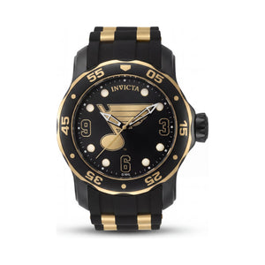 Invicta 42313 Black Dial Stainless Steel Men's Watch, 48mm