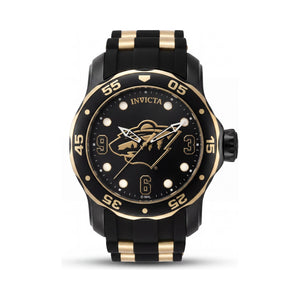 Invicta 42317 Black Dial Stainless Steel Men Watch, 48mm