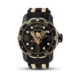 Invicta 42322 Black Dial Steel Men's Watch, 38mm