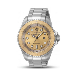 Invicta 44746 Silver Dial Stainless Steel Unisex Watch, 52mm