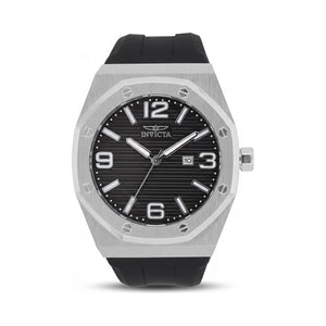 Invicta 45772 Black Dial Steel Men's Watch, 48mm
