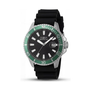 Invicta 46129 Black Stainless Steel Men's Watch, 45mm