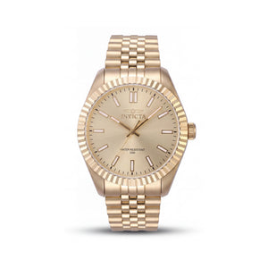 Invicta 47491 Gold Stainless Steel Unisex Watch, 43mm