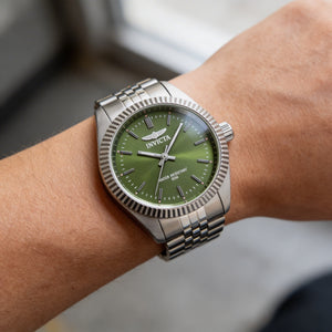 Invicta 49217 Unisex Watch — side view, Stainless Steel case 36mm