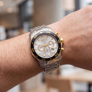 Invicta 80040 Men's Watch — wrist wear, Stainless Steel band everyday timepiece