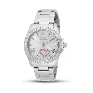 Invicta Angel 49842 Silver Stainless Steel Unisex Watch, 34mm
