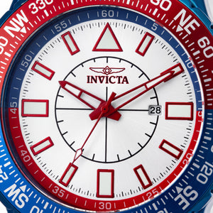 Invicta Aviator 23997 Men's Watch — front view, Quartz movement 52mm