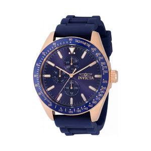 Invicta Aviator 38406 Blue Stainless Steel Unisex Watch, 45mm
