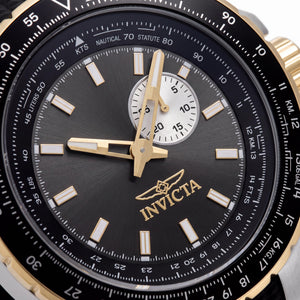 Invicta Aviator 49718 Unisex Watch — front view, Quartz movement 50mm