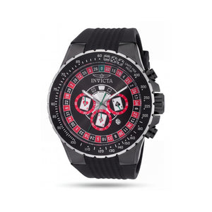 Invicta Aviator 49849 Black Stainless Steel Unisex Watch, 50mm