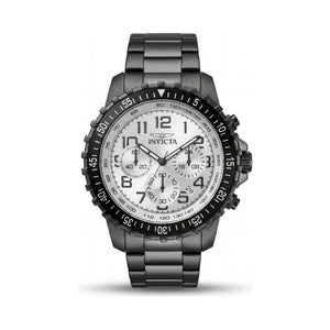 Invicta Black Dial Stainless Steel Men's Watch, 45mm