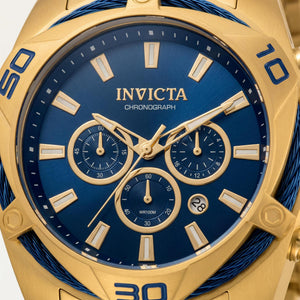 Invicta Bolt 34120 Men's Watch — front view, Quartz movement 50mm