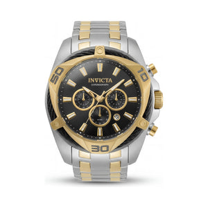 Invicta Bolt 34127 Gold Dial Stainless Steel Men's Watch, 50mm