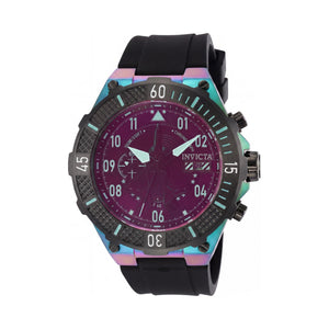 Invicta Classic Sport Black Dial Stainless Steel Men's Watch, 50mm