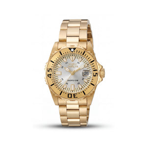 Invicta Elegant Diver 2963 Gold Stainless Steel Unisex Watch, 30mm
