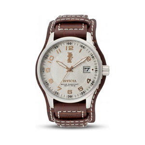Invicta I-Force 12552 Silver Dial Stainless Steel Men's Watch, 44mm