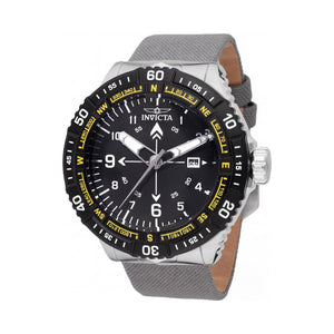 Invicta IN-49508 Black Stainless Steel Unisex Watch, 49mm