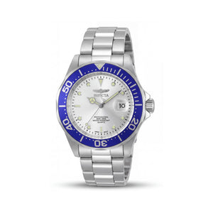 Invicta Pro Diver 14123 Silver Stainless Steel Men's Watch, 40mm