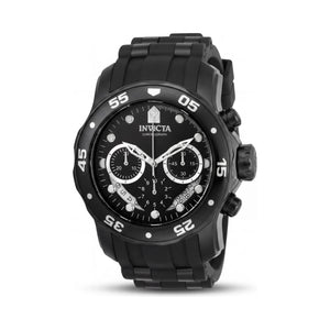 Invicta Pro Diver 21930 Black Dial Stainless Steel Men's Watch, 48mm